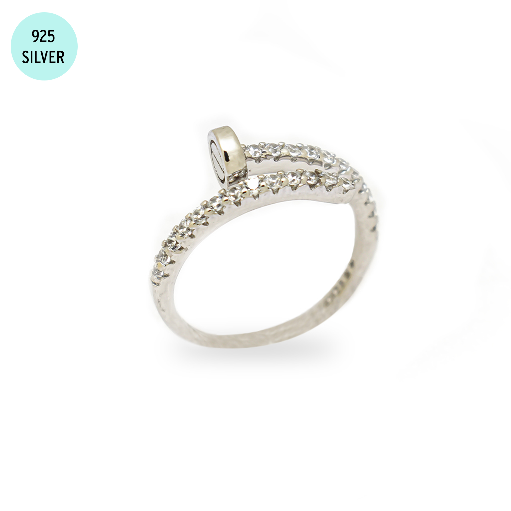 925 Sterling Silver Adjustable Ring