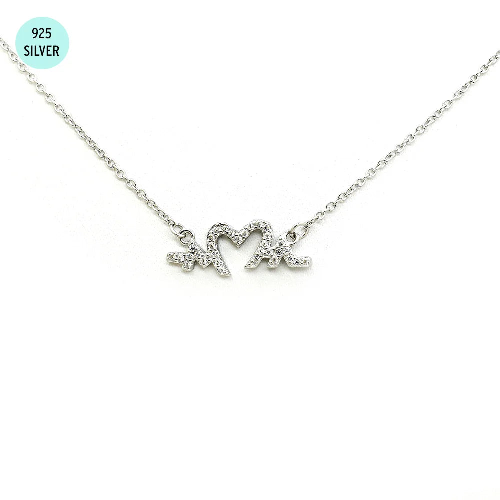 Romantic Sterling Silver Necklace By Aulze
