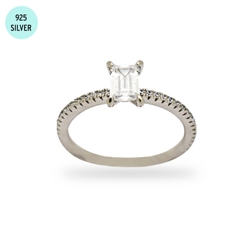 Silver 925 Classic Engagement Ring
